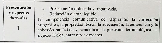 Calificación tema escrito oposiciones educación física